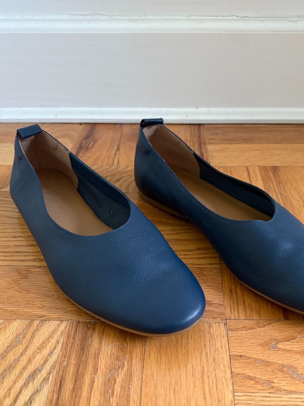 Everlane The Day Glove Flats - Navy Blue - Size 8